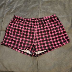 Women's Joe boxer PJ shorts pink and black size small